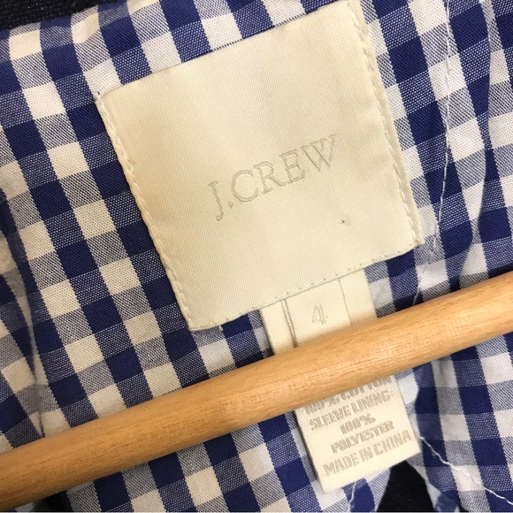 J. Crew navy cotton jacket - Picture 6 of 6